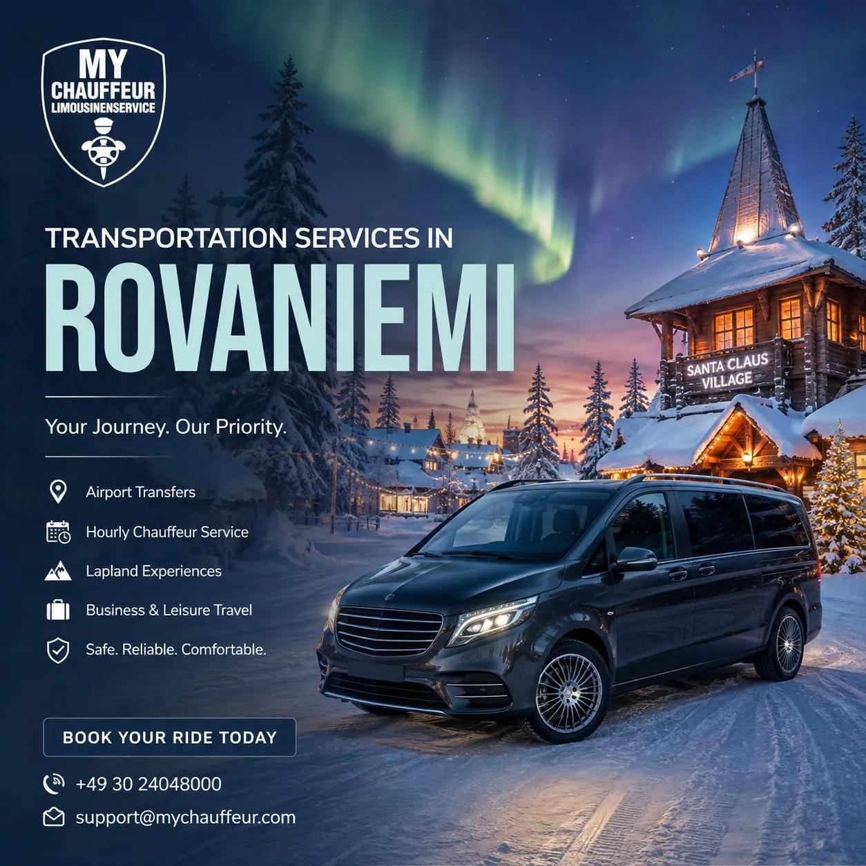 Premium Limousine Service in Rovaniemi | MyChauffeur